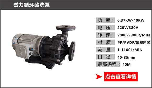 磁力循環酸洗泵 磁力循環酸洗泵